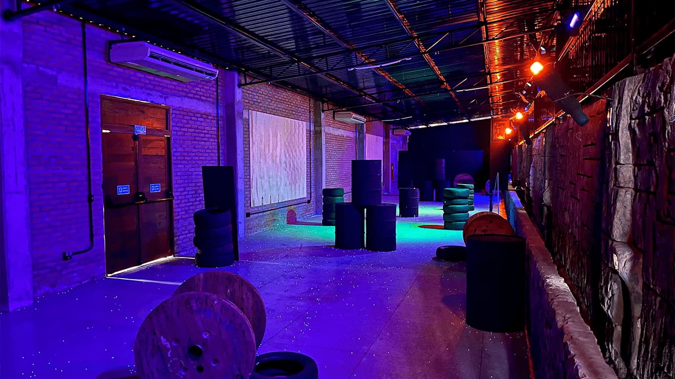 Arena de airsoft do Terra Parque