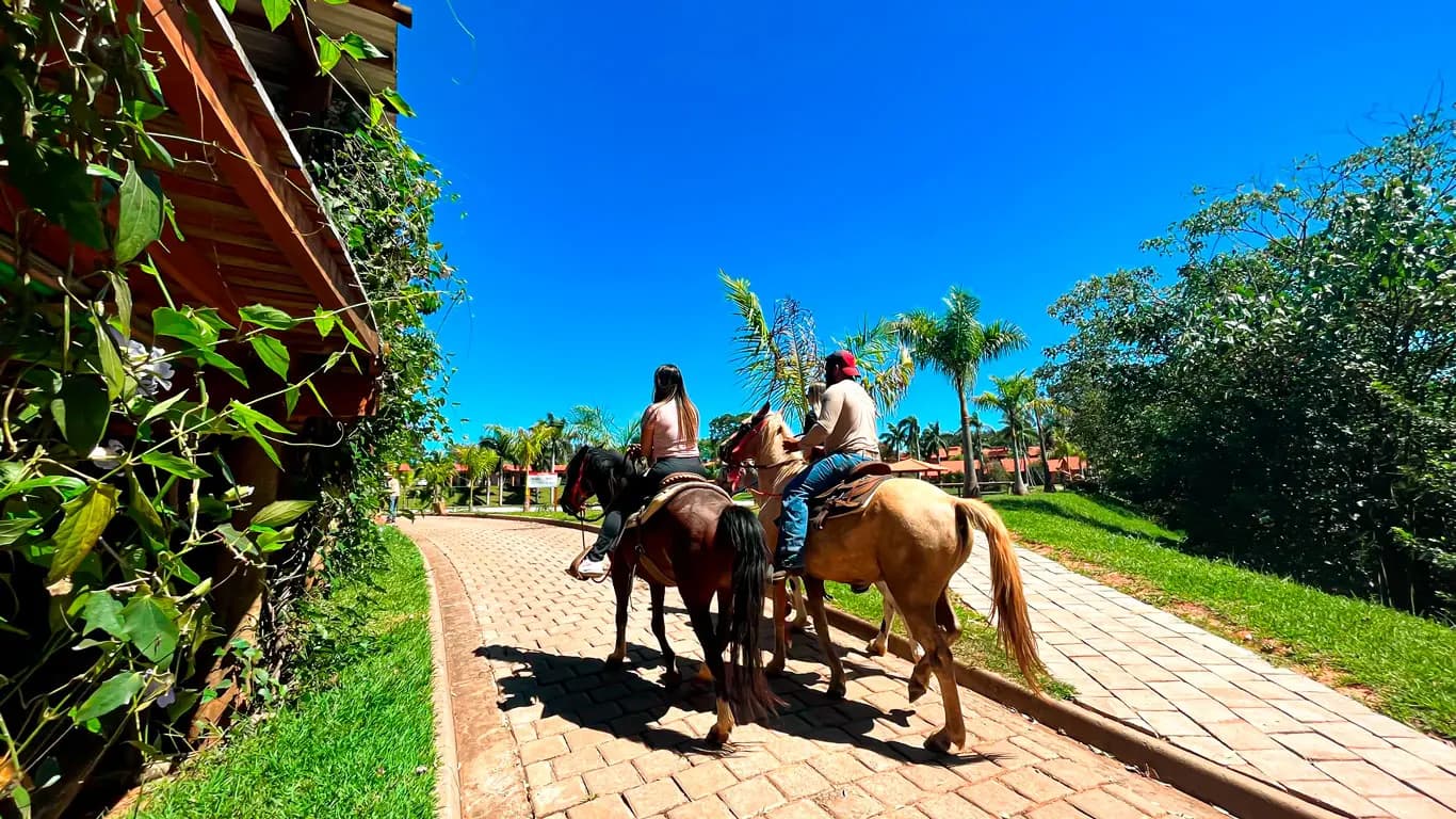 Passeio a cavalo no Terra Parque